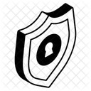 Protection Shield Keyhole Icon