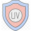 Protection Uv Lineal Color Icon Icône