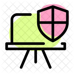 Protection Whiteboard  Icon