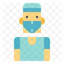 Protective Man Virus Icon