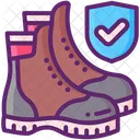 Protective Boots Footwear High Boots Icon