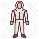 Protective Clothing Protective Suit Covid Dress 아이콘