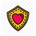 Protective Heart Shield Love Protection Icon