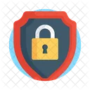 Padlock Security Buckler Shield Safety Shield Icon