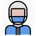 Protective Suit Medicine Mask Icon