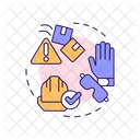 Protective work equipment  Icon