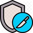 Protector Cutting Knife Icon