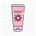 Protector Solar Bloqueador Solar Locion Icono
