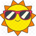 Sol Cara Gafas De Sol Icon