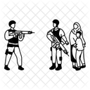 Protegendo tribal  Ícone