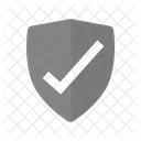 Protegido Escudo Seguridad Icono