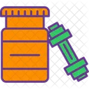 Protein Bodybuilding Bottle Icon