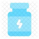 Protein Supplement Jar Icon