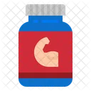 Proteinmedizin Protein Pulver Icon