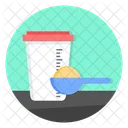 Protein Supplement Glass Icon