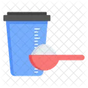Protein Supplement Glass Icon