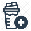 Protein Shake Muscle Building Workout Nutrition Icon