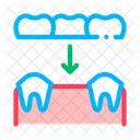 Dientes de prótesis  Icono