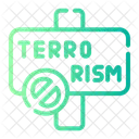 Protest Activism Anti Terrorism Day Icon
