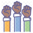 Protest Up Finger Icon