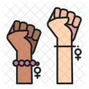 Fists Feminism Punch Icon