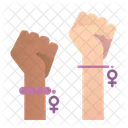 Fists Feminism Punch Icon