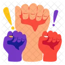 Protest Fist Power Icon