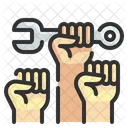 Protestarbeit  Symbol