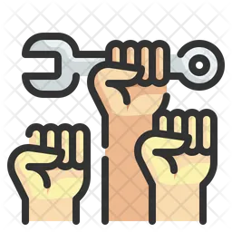 Protestarbeit  Symbol