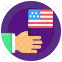 Supporter Protest Flag Icon