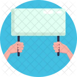 Protest Placard  Icon