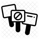Protest Sign  Icon