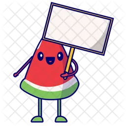 Protester Watermelon  Icon