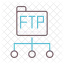 Protocolo Ftp Pasta Ftp Ícone