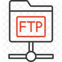 Protocolo FTP Nuvem FTP Ícone