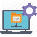 Cliente De Protocolo Ftp Nube Ftp Icono