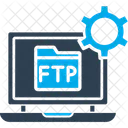 Cliente De Protocolo Ftp Nube Ftp Icono