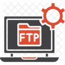 Cliente De Protocolo Ftp Nube Ftp Icono