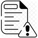 Protokollwarnung HTTP Fehler Internetprotokoll Symbol