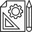 Prototipagem Preferencias Cog Ícone