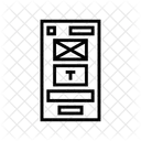 Prototipo Ux Ui Ícone