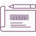 Plan Conception Redaction Icône