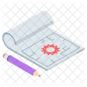 Prototype Blueprint Architecture Icon