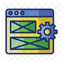 Prototype Design Wireframe Icon