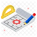 Prototype Design Wireframe Icon