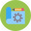 Blueprint Design Drafting Icon