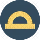 Protractor Degree Tool Geometry Icon
