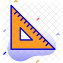 Protractor Set Square Triangle Icon