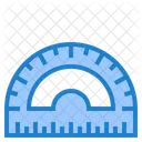 Protractor Geometry Measure Icon