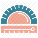 Protractor Geometry Measure Icon